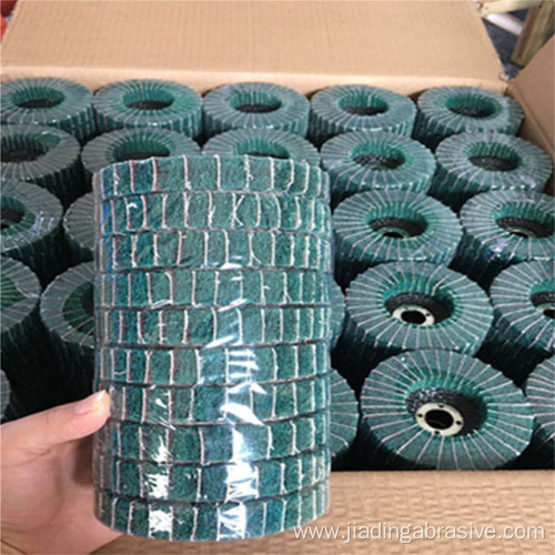 125mm red non woven flap abrasive buffing wheel